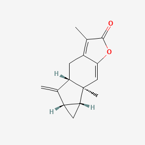 molecular formula C15H16O2 B1207199 Chloranthalactone A CAS No. 66395-02-6