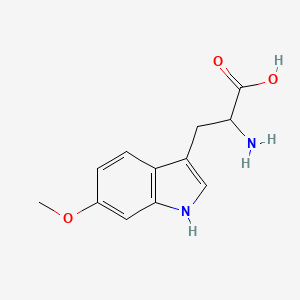 molecular formula C12H14N2O3 B1207200 2-amino-3-(6-methoxy-1H-indol-3-yl)propanoic acid CAS No. 33600-67-8