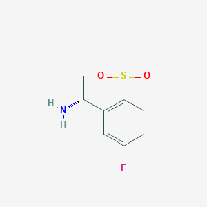 2-((1R)-1-Aminoethyl)-4-fluoro-1-(methylsulfonyl)benzene