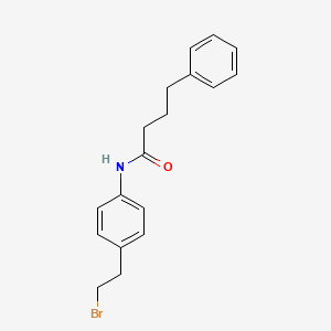 N-[4-(2-Bromo-ethyl)-phenyl]-4-phenyl-butyramide