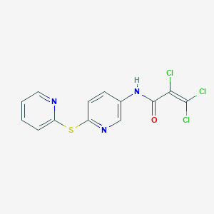 N1-[6-(2-pyridylthio)-3-pyridyl]-2,3,3-trichloroacrylamide