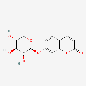 molecular formula C15H16O7 B1207223 4-Methylumbelliferyl beta-D-xylopyranoside CAS No. 6734-33-4