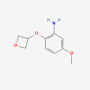 5-Methoxy-2-(oxetan-3-yloxy)aniline