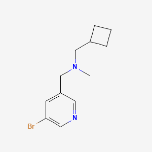 molecular formula C12H17BrN2 B12072240 [(5-Bromopyridin-3-yl)methyl](cyclobutylmethyl)methylamine 