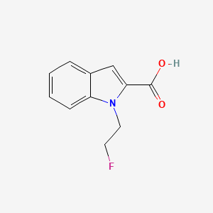 molecular formula C11H10FNO2 B12072279 1-(2-Fluoro-ethyl)-1H-indole-2-carboxylic acid CAS No. 1175653-23-2