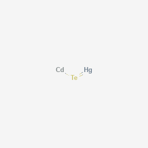 molecular formula CdHgTe B1207229 Cadmium mercury telluride CAS No. 29870-72-2