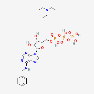 molecular formula C23H37N6O13P3 B12072295 N-Benzyladenosine triphosphate, triethylammonium salt 