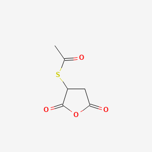 molecular formula C6H6O4S B1207233 S-乙酰巯基琥珀酸酐 CAS No. 6953-60-2