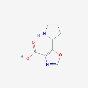 5-(Pyrrolidin-2-yl)-1,3-oxazole-4-carboxylic acid