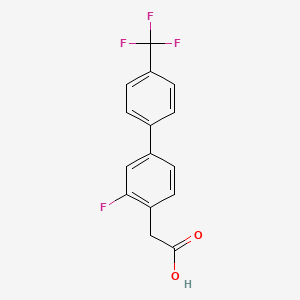 2-(3-Fluoro-4'-(trifluoromethyl)-[1,1'-biphenyl]-4-yl)acetic acid