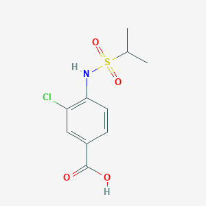 3-Chloro-4-(propane-2-sulfonamido)benzoic acid