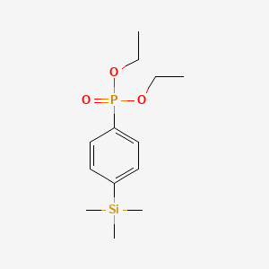 molecular formula C13H23O3PSi B12072443 Diethyl [4-(trimethylsilyl)phenyl]phosphonate CAS No. 2916-52-1