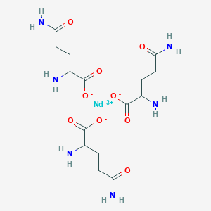 2,5-Diamino-5-oxopentanoate;neodymium(3+)