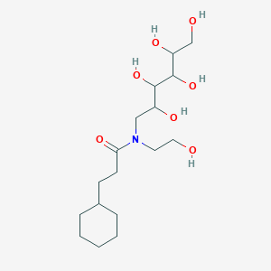 3-cyclohexyl-N-(2-hydroxyethyl)-N-(2,3,4,5,6-pentahydroxyhexyl)propanamide