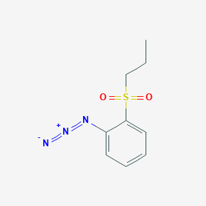 1-Azido-2-(propane-1-sulfonyl)benzene