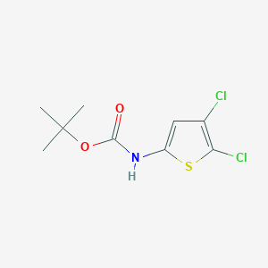 molecular formula C9H11Cl2NO2S B12072684 tert-Butyl (4,5-dichlorothiophen-2-yl)carbamate 