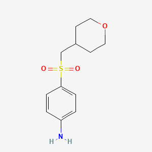 4-[(Oxan-4-yl)methanesulfonyl]aniline