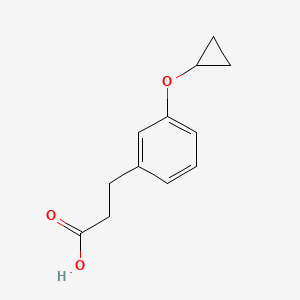 3-(3-Cyclopropoxyphenyl)propanoic acid