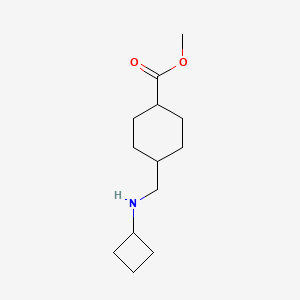 trans Methyl 4-((cyclobutylamino)methyl)cyclohexanecarboxylate