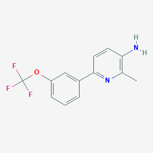 2-Methyl-6-(3-(trifluoromethoxy)phenyl)pyridin-3-amine