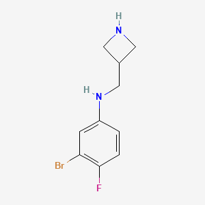 N-[(azetidin-3-yl)methyl]-3-bromo-4-fluoroaniline