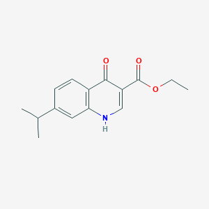 Ethyl 7-isopropyl-4-oxo-1,4-dihydroquinoline-3-carboxylate