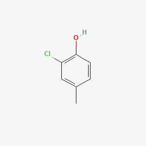 molecular formula C7H7ClO B1207291 2-氯-4-甲基苯酚 CAS No. 6640-27-3