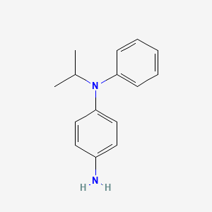 molecular formula C15H18N2 B1207295 1,4-苯二胺，N-(1-甲基乙基)-N-苯基- CAS No. 3085-82-3