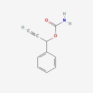 molecular formula C10H9NO2 B1207297 卡芬马特 CAS No. 3567-38-2