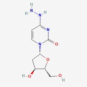 molecular formula C9H14N4O4 B12073049 N4-Amino-2'-deoxycytidine 