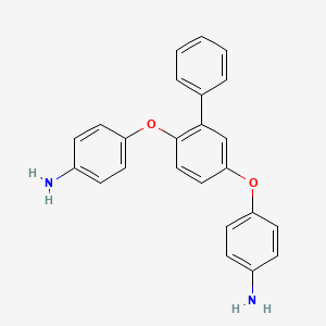 molecular formula C24H20N2O2 B1207305 1,4-双(4-氨基苯氧基)-2-苯基苯 CAS No. 94148-67-1