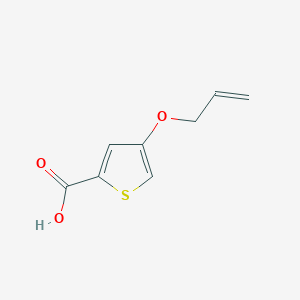 molecular formula C8H8O3S B12073057 4-(Allyloxy)thiophene-2-carboxylic acid 