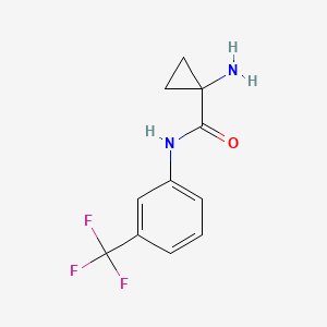 1-Amino-N-(3-(trifluoromethyl)phenyl)cyclopropanecarboxamide