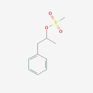 molecular formula C10H14O3S B12073106 1-Phenylpropan-2-yl methanesulfonate CAS No. 61380-47-0