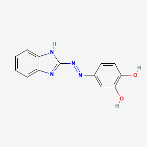 4-[2-(1H-benzimidazol-2-yl)hydrazinyl]cyclohexa-3,5-diene-1,2-dione