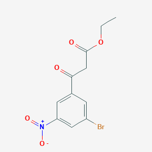 Ethyl 3-(3-bromo-5-nitrophenyl)-3-oxopropanoate