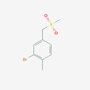 2-Bromo-1-methyl-4-((methylsulfonyl)methyl)benzene