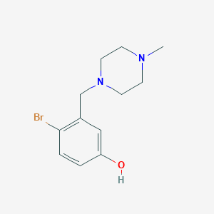 4-Bromo-3-((4-methylpiperazin-1-yl)methyl)phenol