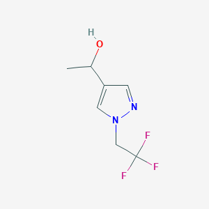 1-[1-(2,2,2-trifluoroethyl)-1H-pyrazol-4-yl]ethan-1-ol