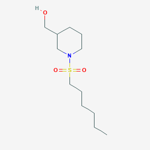 (1-(Hexylsulfonyl)piperidin-3-yl)methanol