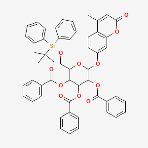 4-Methylumbelliferyl 2,3,4-tri-O-benzoyl-6-O-(tert-butyldiphenylsilyl)-beta-D-galactopyranoside