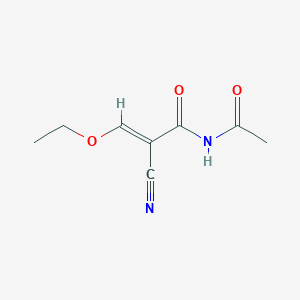 molecular formula C8H10N2O3 B12073461 (2E)-N-Acetyl-2-cyano-3-ethoxyacrylamide 