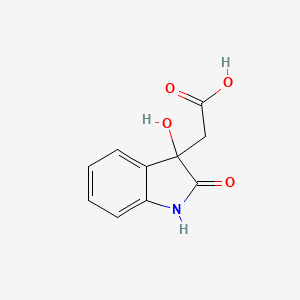 1H-Indole-3-acetic acid, 2,3-dihydro-3-hydroxy-2-oxo-