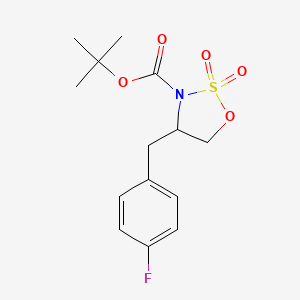 3-Boc-4-(4-fluorobenzyl)-1,2,3-oxathiazolidine 2,2-dioxide