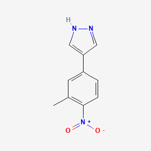 4-(3-Methyl-4-nitrophenyl)-1H-pyrazole