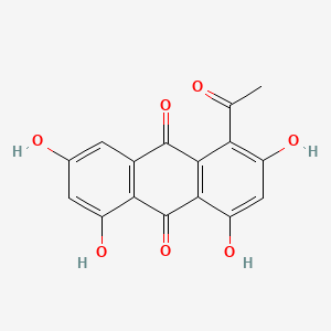 B1207355 5-Acetyl-1,3,6,8-tetrahydroxyanthraquinone CAS No. 37850-99-0
