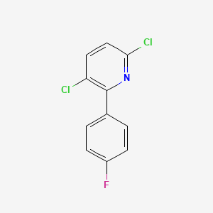 3,6-Dichloro-2-(4-fluoro-phenyl)-pyridine