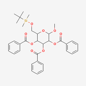 Methyl-6-O-(tert.-butyldimethylsilyl)-2,3,4-tri-O-benzoyl-alpha-D-mannopyranoside