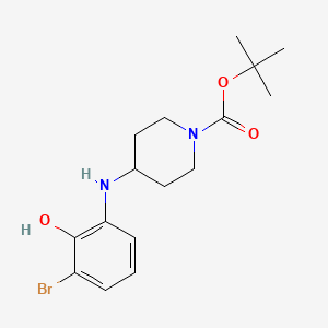 Tert-butyl 4-(3-bromo-2-hydroxyphenylamino)piperidine-1-carboxylate