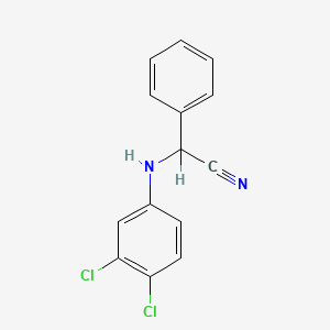 B1207367 (3,4-Dichloroanilino)phenylacetonitrile CAS No. 71144-20-2